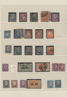 Nachlässe: 1872 - 1949 (ca.), Nachlass In 5 Alben, Beginnend Mit Brustschild, Be - Vrac (min 1000 Timbres)