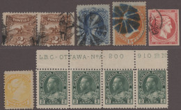 Nachlässe: 1860's-modern: Combination Of Eight Different Lots, With 9 Old Stamps - Mezclas (min 1000 Sellos)