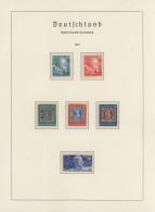 Nachlässe: 1933/1995 Ca., Sammlung Deutschland In 8 Vordruckalben Und 2 Alben "F - Lots & Kiloware (mixtures) - Min. 1000 Stamps