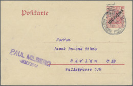 Deutsche Post In Der Türkei - Ganzsachen: 1897/1914, Saubere Partie Von 17 Gebra - Turkey (offices)