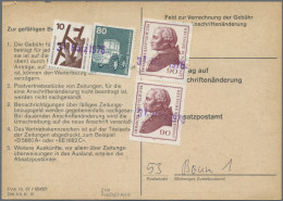 Bundesrepublik Deutschland: 1974/1978, Partie Von Ca. 80 Stück "Antrag Auf Ansch - Colecciones
