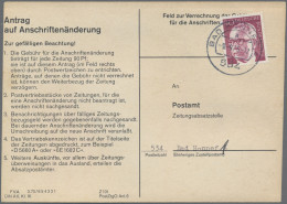 Bundesrepublik Deutschland: 1974/1978, Partie Von Ca. 80 Stück "Antrag Auf Ansch - Colecciones