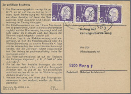 Bundesrepublik Deutschland: 1974/1978, Partie Von Ca. 83 Stück "Antrag Auf Ansch - Sammlungen