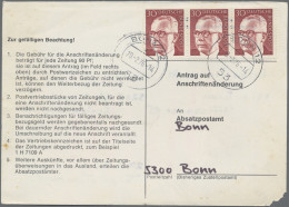 Bundesrepublik Deutschland: 1974/1978, Partie Von Ca. 84 Stück "Antrag Auf Ansch - Collections