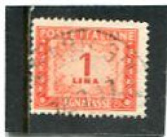 ITALY/ITALIA - 1947  POSTAGE DUE  1 L  FINE USED - Taxe