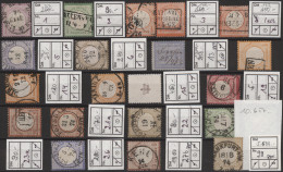 Deutschland: 1872/1955, Leuchtturm Steckkartenkiste Mit 60 Steckkarten Mit Sehr - Collections