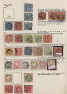 Deutschland: 1849/1939, 2bändige Sammlung In Behrens-Alben Ab Altdeutsche Staate - Collections