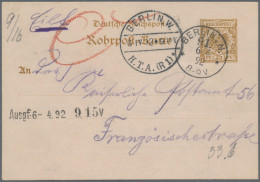 Deutschland: 1860/1892 (ca.), Partie Von Fünf Belegen, Dabei Preußen-GAU 2 Sgr. - Colecciones