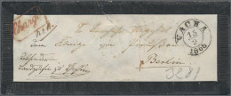 Altdeutschland - Vorphila: 1860/1868(ca.), 3 Markenlose Adels-Briefe Ab Berlin M - Precursores