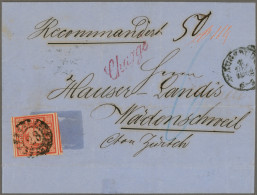 Altdeutschland: 1863/1867 (ca.), Interessante Partie Mit Ca. 30 Belegen Und Bess - Sammlungen