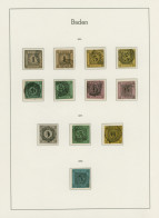 Altdeutschland: 1849/1923, Gestempelte Und Ungebrauchte Sammlung Im Leuchtturm-F - Collezioni