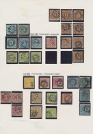 Altdeutschland: 1849/1920, Interessante Sammlung Auf Selbstgestalteten Blättern - Colecciones
