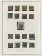 Baden - Marken Und Briefe: 1851/1868, Gestempelte Sammlung Ab MiNr. 1 Sauber Auf - Autres & Non Classés