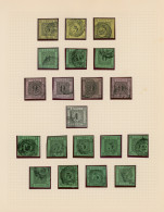 Baden - Marken Und Briefe: 1851/1868, Gestempelte Sammlung Von Ca. 96 Marken, Sa - Sonstige & Ohne Zuordnung