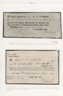 Baden - Postscheine: 1804/1871, Sammlungsbestand Mit Ca. 180 Postscheinen, Davon - Otros & Sin Clasificación