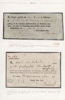 Baden - Postscheine: 1804/1871, Sammlungsbestand Mit Ca. 180 Postscheinen, Davon - Altri & Non Classificati