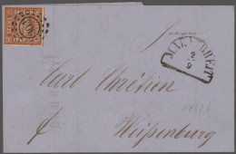 Bayern - Marken Und Briefe: 1816/1875, MARKTBREIT, Kleine Heimatsammlung Mit übe - Other & Unclassified