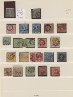 Bayern - Marken Und Briefe: 1849/1875, Gestempelte Sammlung Im Lindner-Ringbinde - Sonstige & Ohne Zuordnung