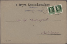 Bayern - Marken Und Briefe: 1870/1920 (ca.), Posten Mit über 400 Briefen Und Kar - Altri & Non Classificati