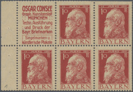 Bayern - Zusammendrucke: 1911/1913, Sammlung Von 24 Zusammendrucken Aus Markenhe - Altri & Non Classificati