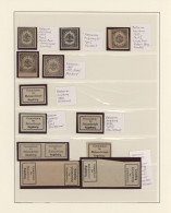 Bayern - Retourmarken: 1865/1884 (ca.), Vielseitige Sammlung Von Ca. 370 Retourm - Sonstige & Ohne Zuordnung