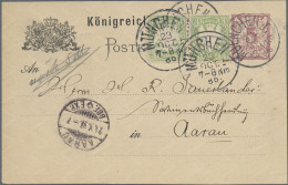 Bayern - Ganzsachen: 1870/1920, Partie Von Ca. 177 Gebrauchten Und Ungebrauchten - Altri & Non Classificati