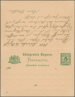 Bayern - Ganzsachen: 1880/1920 (ca.), Partie Von Ca. 145 Gebrauchten Und Ungebra - Otros & Sin Clasificación