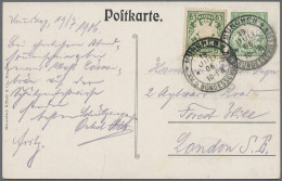Bayern - Privatganzsachen: 1898/1908, Privat-Ganzsachenkarte Wappen 5 Pfg. Grün - Autres & Non Classés