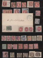 Hannover - Marken Und Briefe: 1851/1895, Interessante Kollektion Auf Blanko-Seit - Hanover