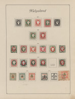 Helgoland - Marken Und Briefe: 1867/1879, Kleine Sammlung Mit 23 Marken, Dabei U - Helgoland