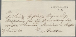 Preußen - Vorphilatelie: 1830/1870 (ca.), Partie Von 62 Markenlosen Briefen In N - Prefilatelia
