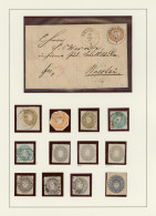 Sachsen - Marken Und Briefe: 1851/1863 (ca.), Umfangreiche Sammlung Ab MiNr. 2 M - Saxe