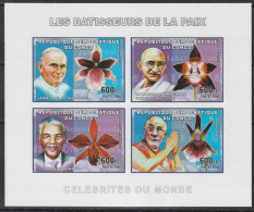 R.D.du CONGO - N°1695/8 ** NON DENTELE (2006) Personnalités Et Orchidées - Mint/hinged