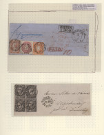 Sachsen - Marken Und Briefe: 1852/18167 (ca): Alte Sammlung Von Hunderten Von Ma - Saxe