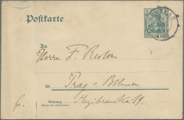 Sachsen - Nachverwendete Stempel: 1873/1903, Partie Von 33 Gebrauchten Ganzsache - Saxony