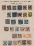 Thurn & Taxis - Marken Und Briefe: 1852 - 1866, Schöne Sammlung MiNr. 1 - 44 (es - Sonstige & Ohne Zuordnung