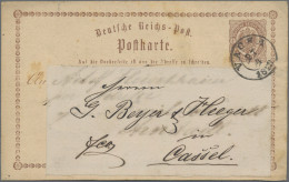 Thurn & Taxis - Nachverwendete Stempel: 1873/1885, Partie Von 26 Gebrauchten Gan - Sonstige & Ohne Zuordnung