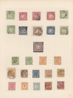Württemberg - Marken Und Briefe: 1851/1920, Meist Gestempelte Sammlung Auf Alben - Otros & Sin Clasificación