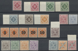 Württemberg - Marken Und Briefe: 1891/1923, Gehaltvolle Spezialsammlung Mit 80 U - Otros & Sin Clasificación
