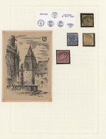 Württemberg - Stempel: 1851/1875, Stempelsammlung Von Altensteig Bis Zwiefalten - Other & Unclassified