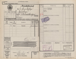 Württemberg - Bahnpost: 1872/1921, Osten Mit Vielen Kompl. Frachtbriefen, Teils - Sonstige & Ohne Zuordnung