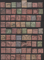 Norddeutscher Bund - Marken Und Briefe: 1868/1871, Gestempelte Partie Mit Ca. 17 - Autres & Non Classés