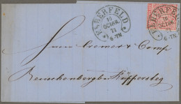 Norddeutscher Bund - Marken Und Briefe: 1868/1871, Posten Von Neun Belegen Mit 1 - Altri & Non Classificati