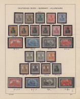 Deutsches Reich: 1872/1945, Reichhaltige Sammlung, Zumeist Ungebraucht/ Postfris - Sammlungen