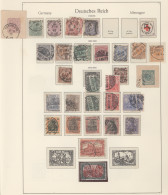 Deutsches Reich: 1870/1935 (ca.), Schöne Sammlung In Allen Erhaltungen Mit Viele - Collezioni