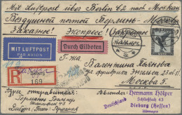 Deutsches Reich: 1903/1940, Destination RUSSLAND/SOWJETUNION, Sammlungspartie Vo - Collections