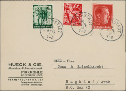 Deutsches Reich: 1928/1940, Destination IRAN/IRAK, Sammlungspartie Von 16 Briefe - Collections