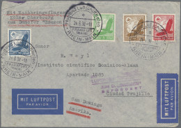 Deutsches Reich: 1931/1940, Destination MITTELAMERIKA, Sammlungspartie Von 13 Br - Collections