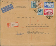 Deutsches Reich: 1932/1943, Destination SÜDAFRIKA/SÜDWESTAFRIKA, Sammlungspartie - Verzamelingen