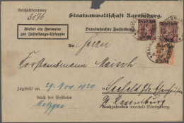 Deutsches Reich: 1920/1940 Ca.: Etwa 430 Briefe Und Postkarten Aller Art, Dabei - Collections